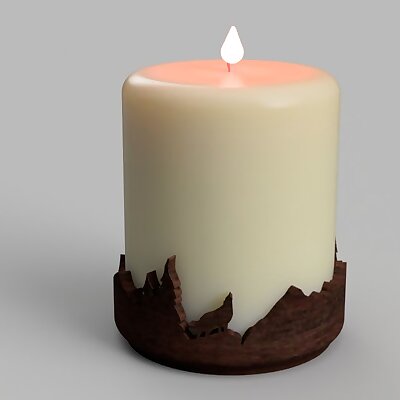 Landscape Candle Stand